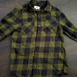 Plaid button down shirt